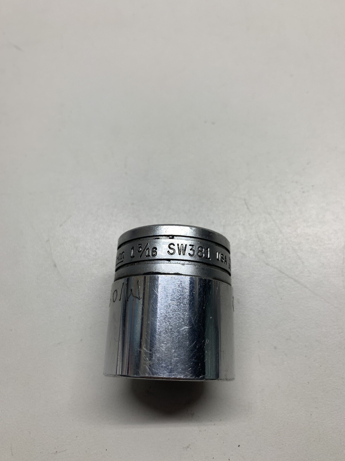 Snap-On Tools 1-3/16” 12-Point Shallow Socket Sw381 USA
