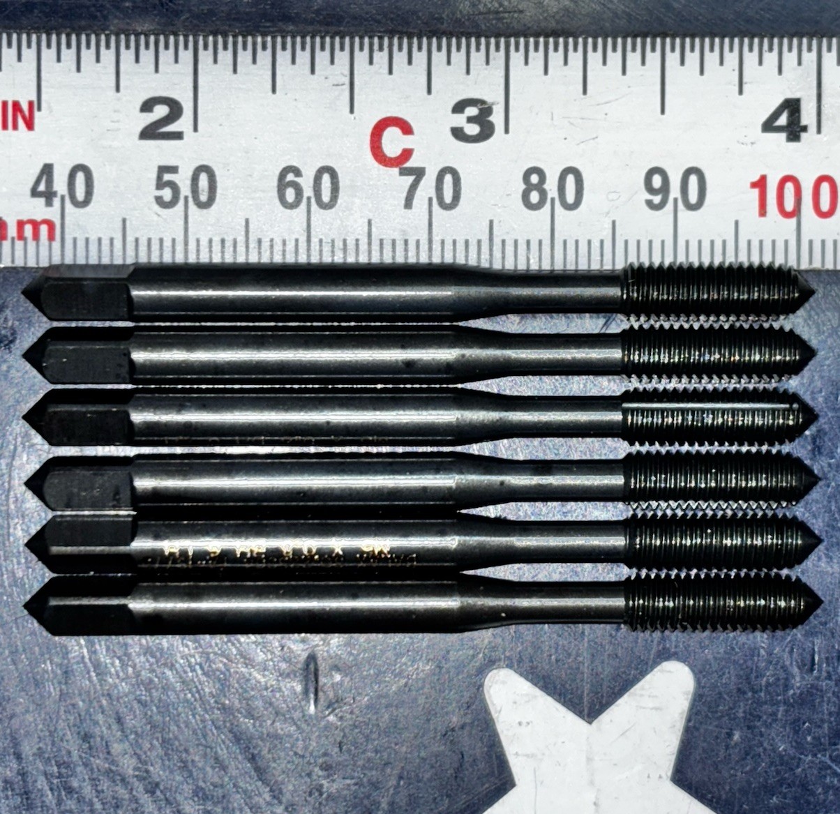 Six BALAX M5 X .8 LH Threadforming Tap TA-19775 Tapered Left Hand M5x0.8 6 Taps