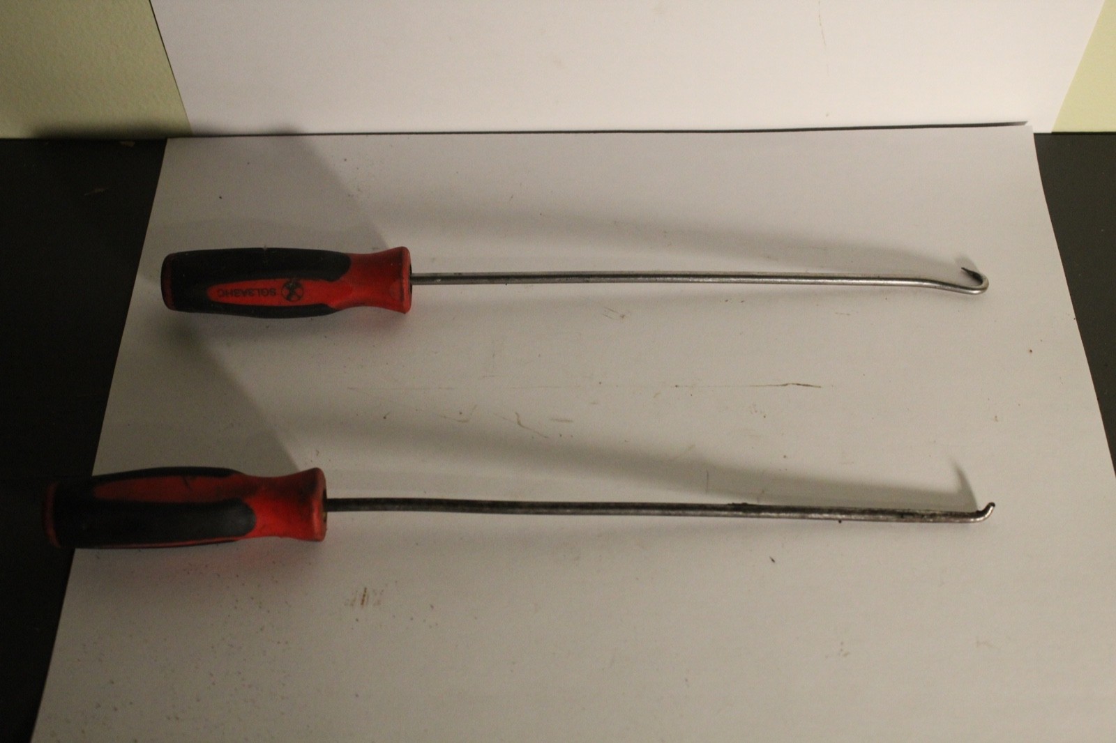 Snap-on Pick Set, LONG SGL3ASH90C AND SGL3ASHC RED SOFT HANDLES (READ DESC).
