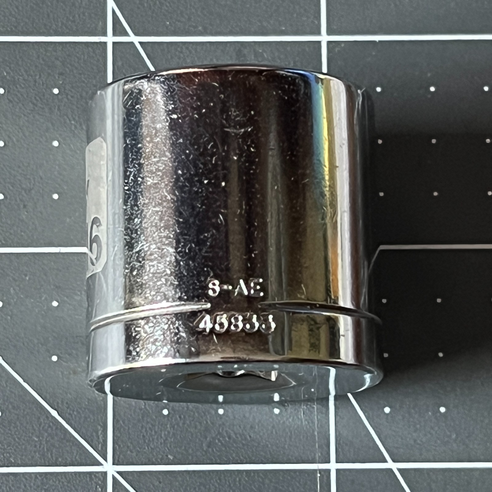 Rare Craftsman 15/16″ Standard Socket, 3/8″ Drive, 6 Pt, No. 45833