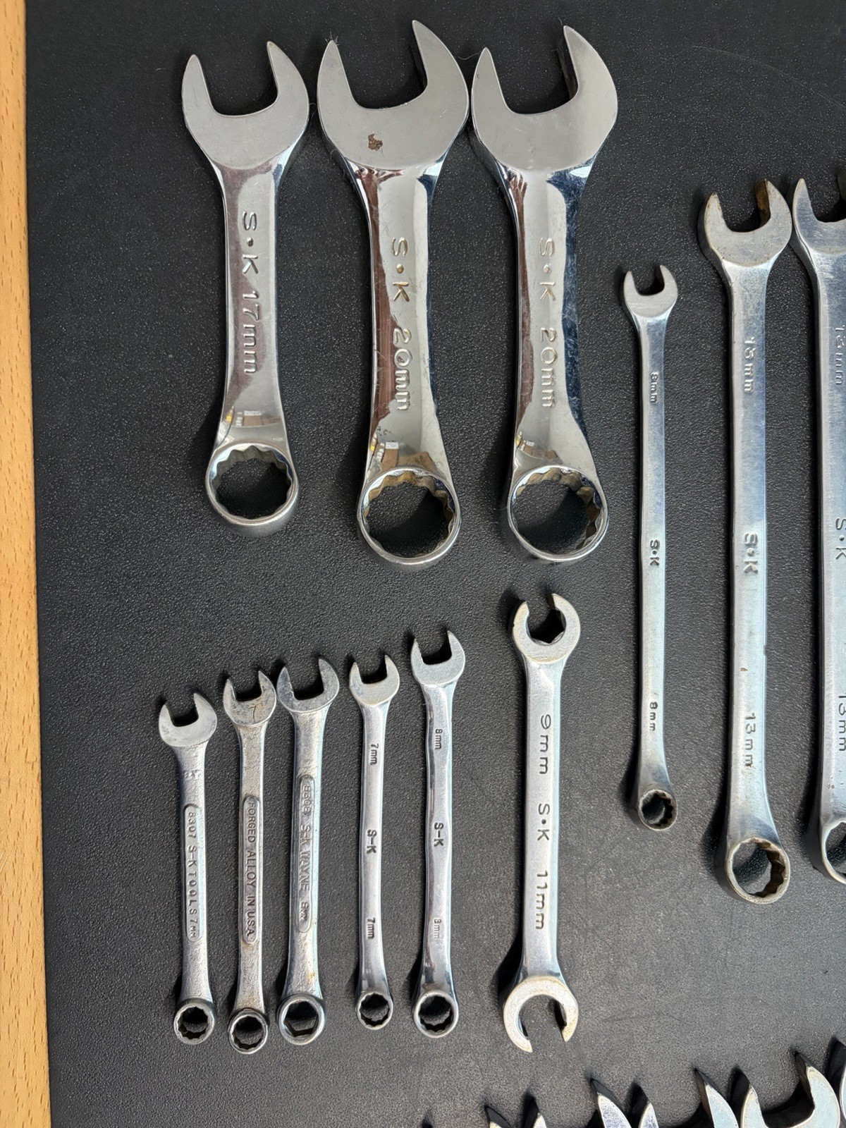 SK Tools Polished Wrench Lot Of 41