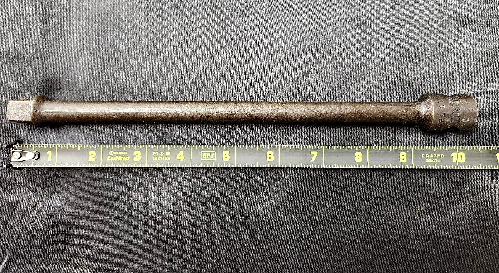 QTY 1 NEW WRIGHT TOOL N-13 52 YEAR CODE 1/2″ DRIVE 10″ EXTENSION NOS