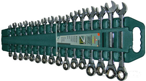 Jonnesway W45613S 13Pcs Ratcheting Combination Wrench 72 Teeth SAE 1/4 to 1 In