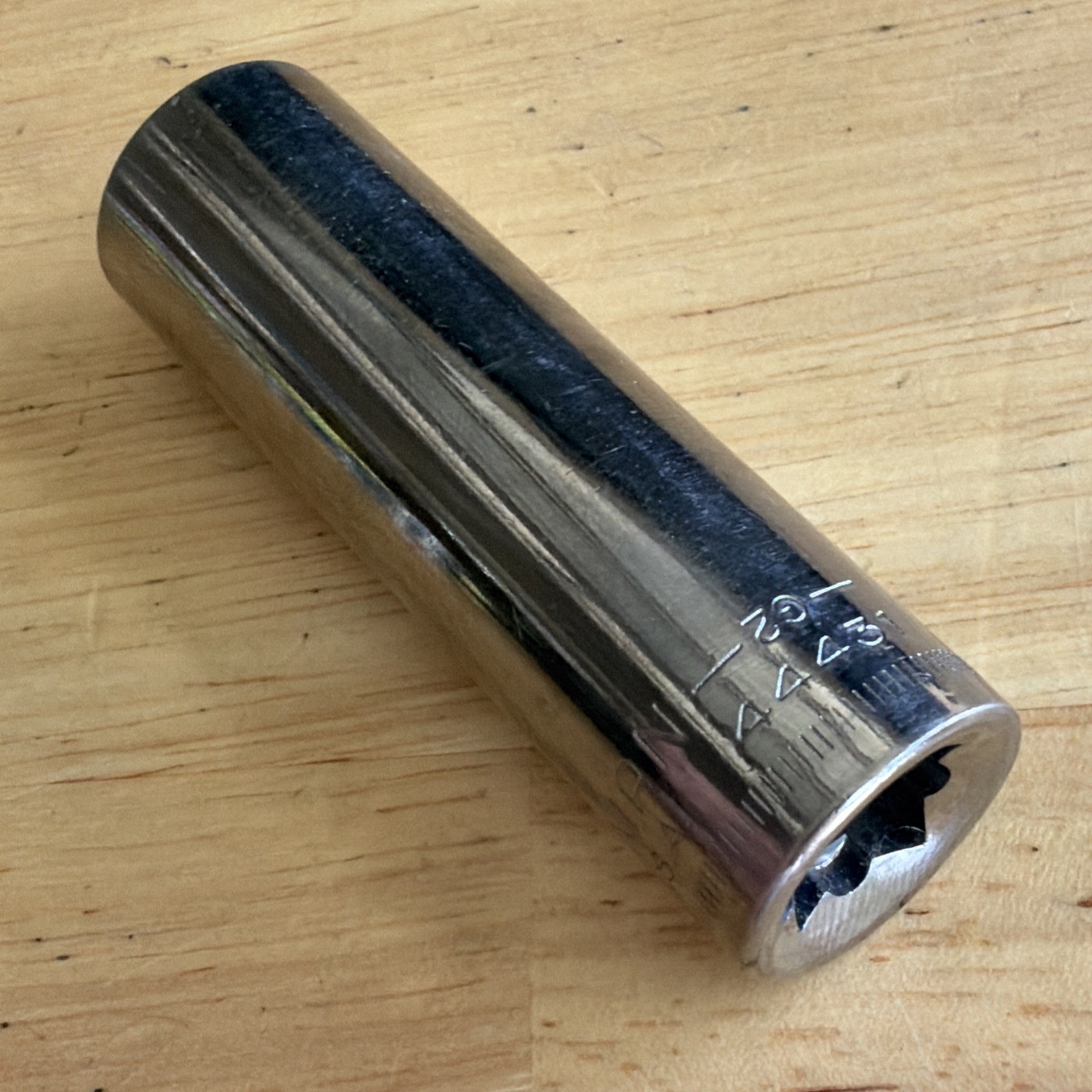 Craftsman Tools 14mm Deep Socket 3/8″ Drive 6 Point G2 Series 44431 Made in USA