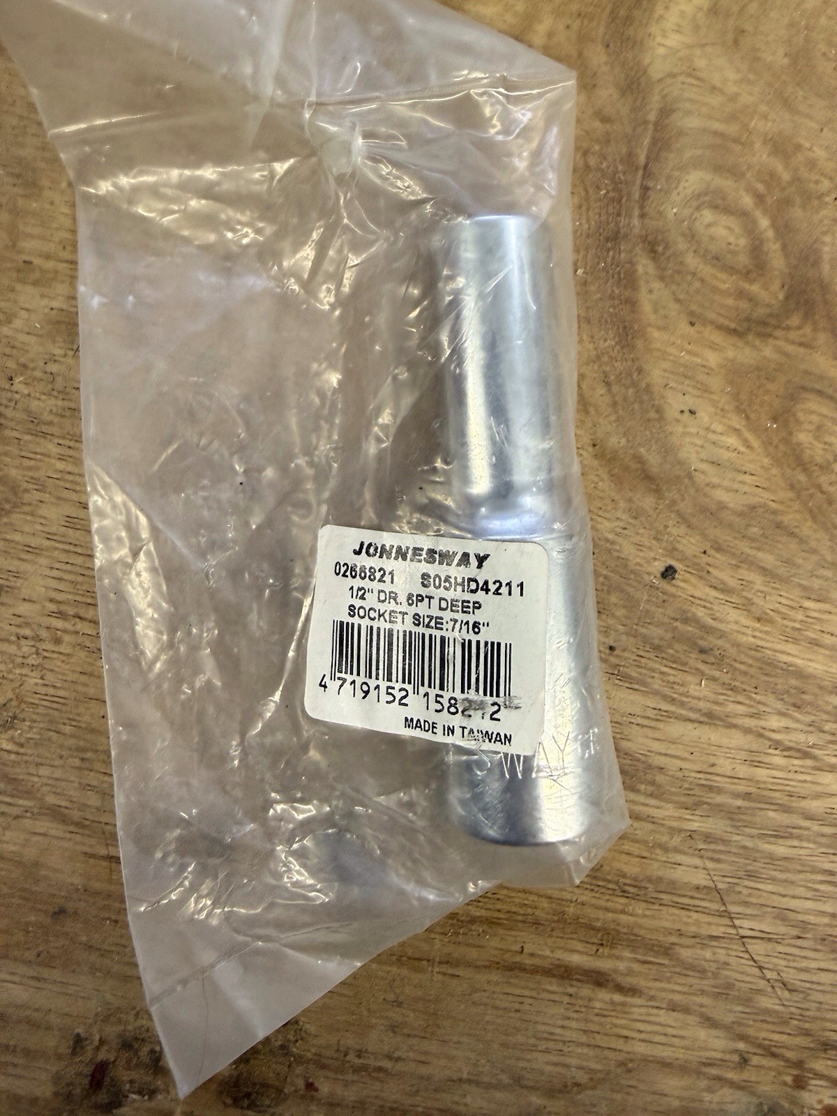 New Jonnesway 1/2” Deep Well Socket 6 Point 1/2” Drive