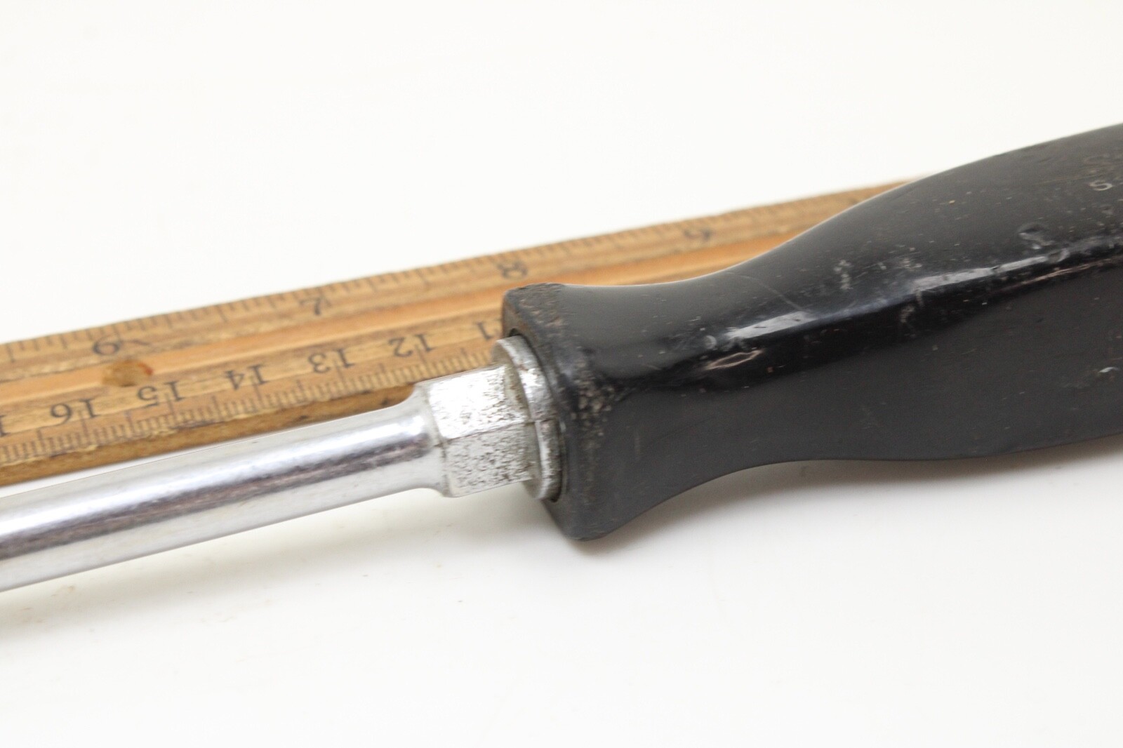 Snap-on SSD8 3/8″x12.5″ Slotted Black Hard Handle Screwdriver USA
