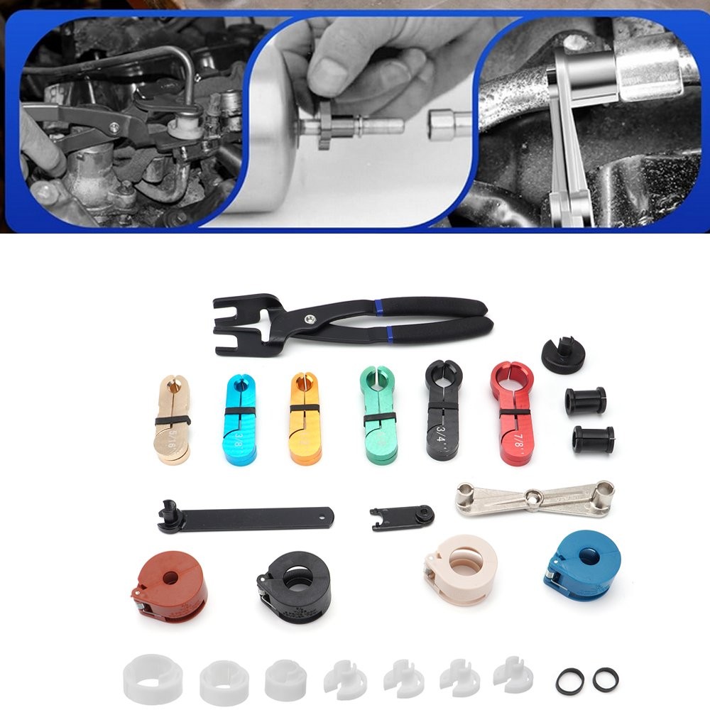 Fuel Line Disconnect Tool Set, 28 in 1 Master Quick Disconnect Tool Repair New