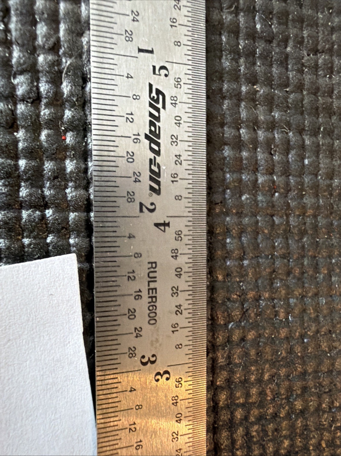 Snap-on Tools USA 6″ Straight Edge 1/32″ & 1/64″ Grad. Steel Ruler RULER600