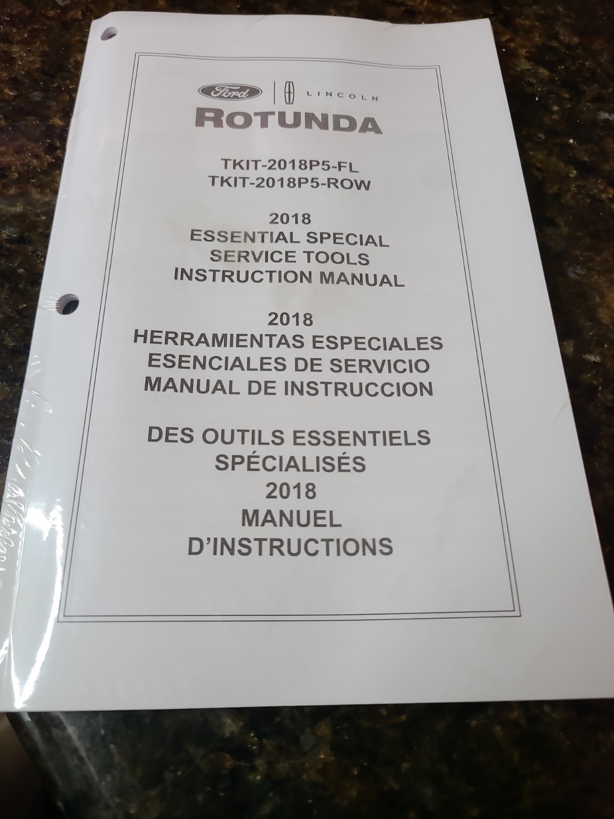 TKIT-2018P5-FL Ford Rotunda Essential Service Tool Kit NEW!