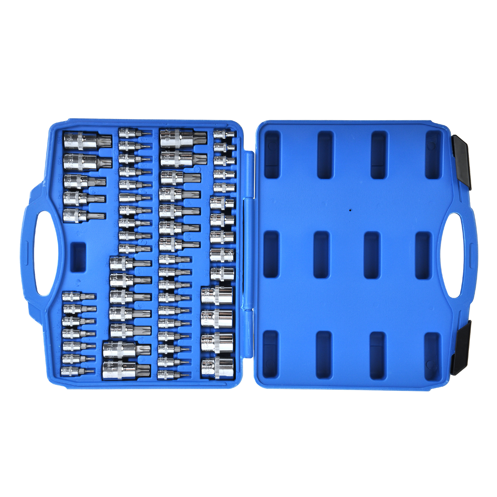 60Pcs Master Torx Bit Socket and External Torx Socket Set | S2 and Cr-V Steel