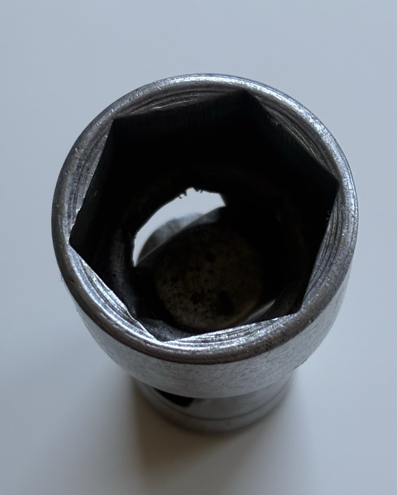 Vintage Snap-on tools USA SAE 3/8″ Drive 3/4” Chrome 6 Point Swivel Socket FS24