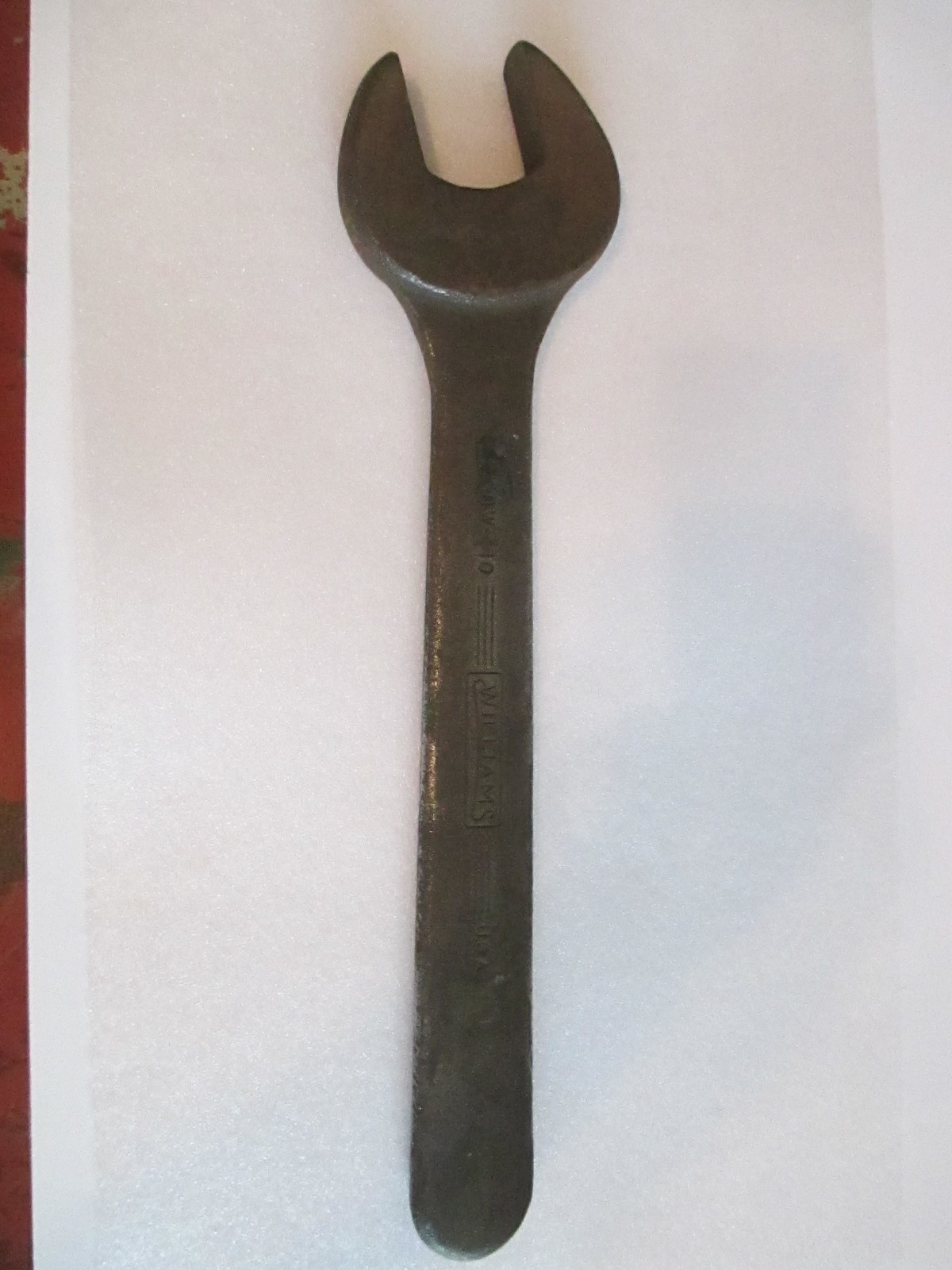 Vintage Williams 1-5/8” Open end railroad Machinist Wrench Made in USA C86