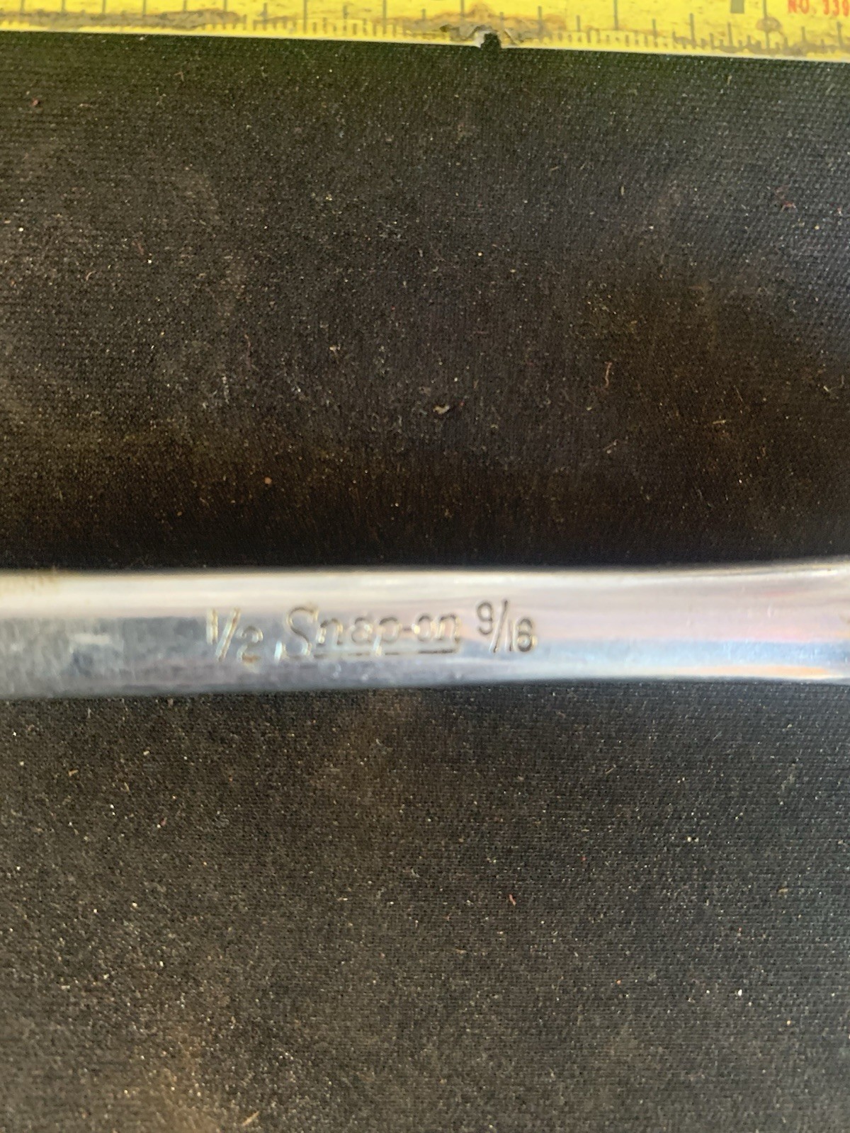 1951 VINTAGE SNAP ON OFFSET BOX WRENCH XS-1618 1/2 & 9/16 Nice Shape!!