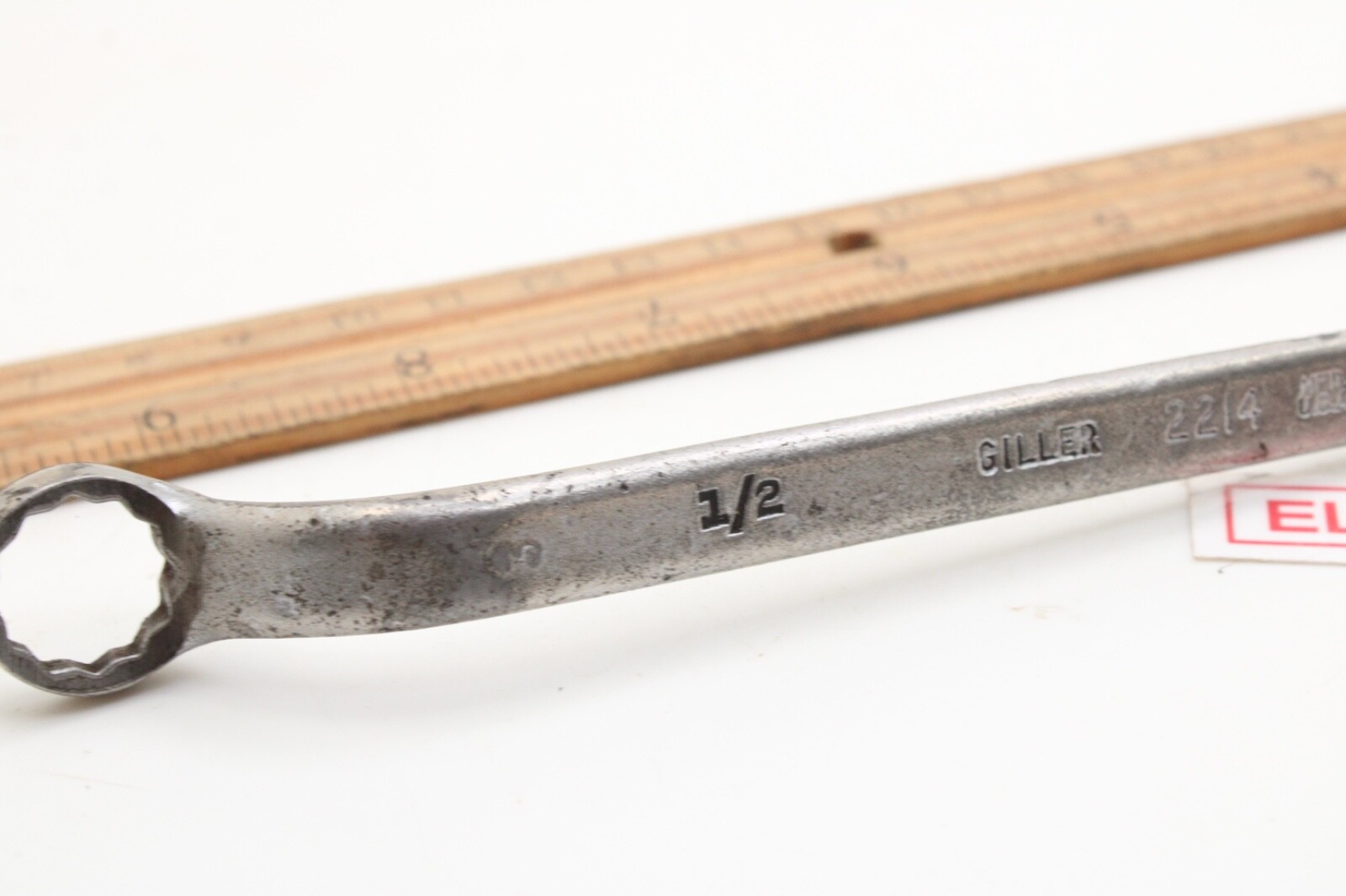 GILLER 2214 1/2″ X 7/16″ SAE Chrome Double Offset Box End Wrench USA