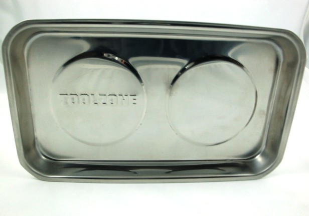 Magnetic Parts Tray 23x14cm 230mm 9” Rectangular Stainless Steel Tool Dish