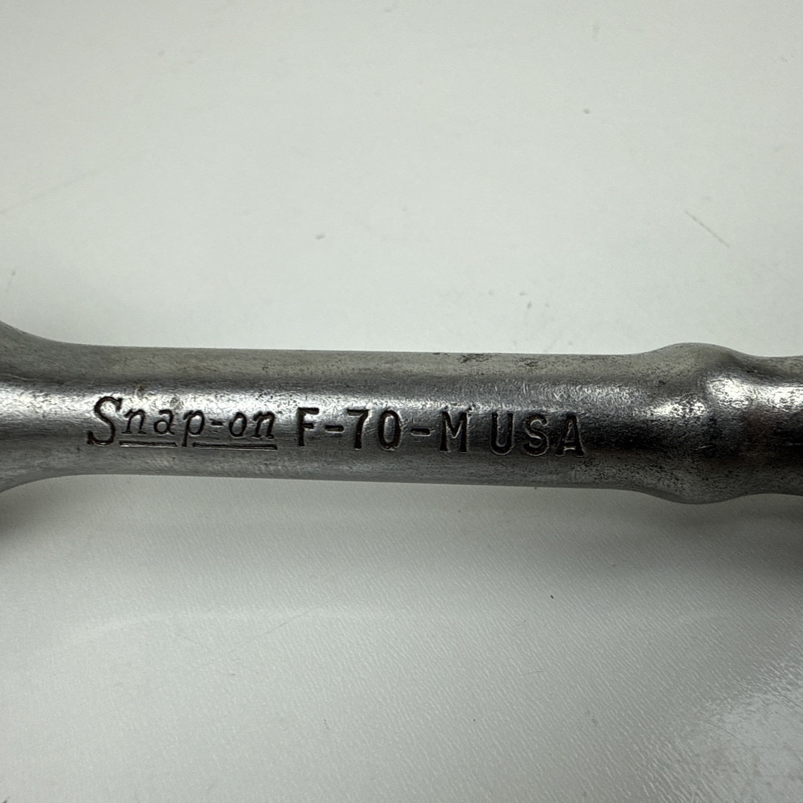 Snap On Vintage Standard 6-7/8″ Long 3/8″ Drive Ratchet USA F-70-M 3” & 6” Ext.