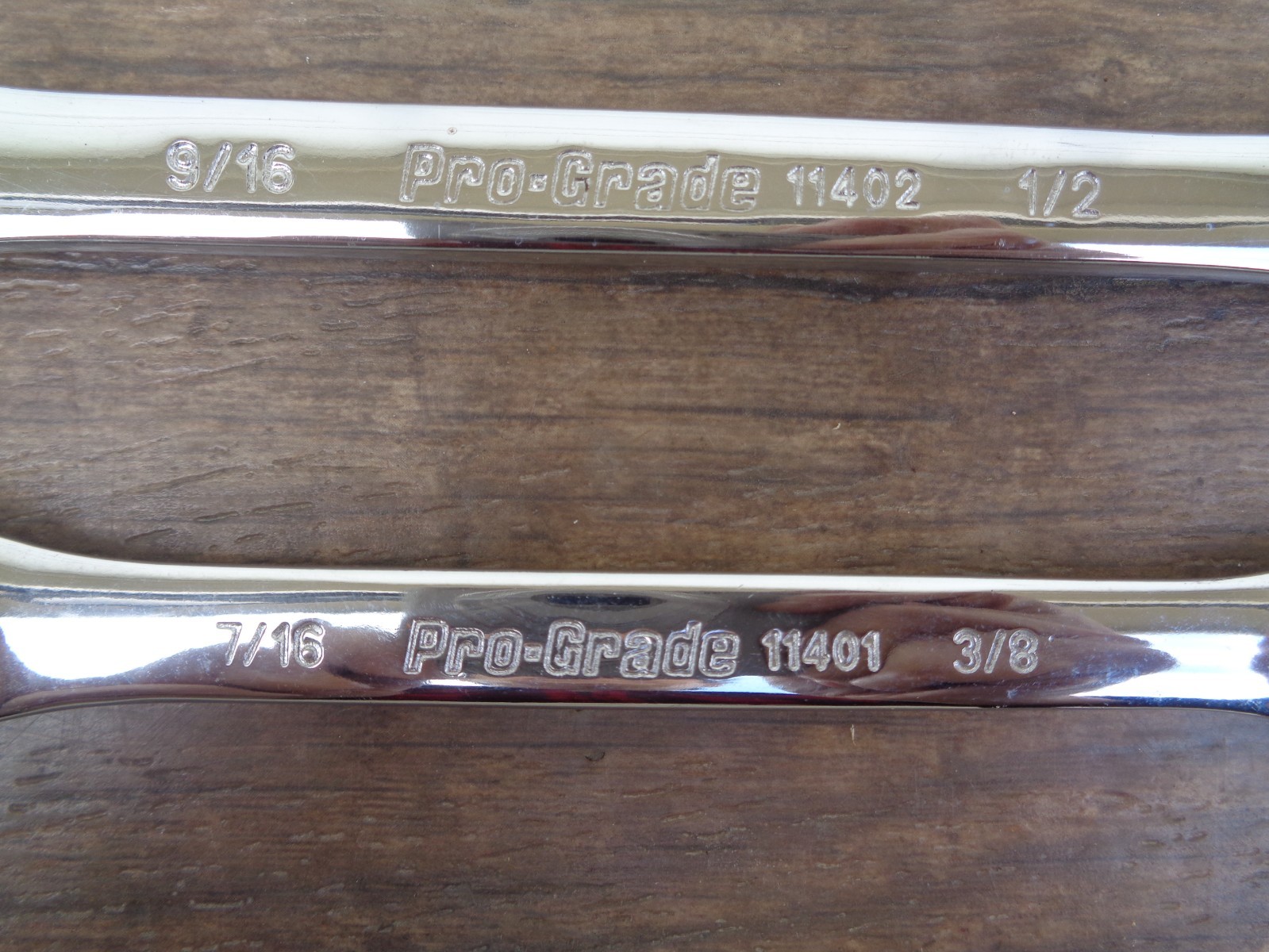2 – Pro-Grade Flare Nut Wrenches 11402 -9/16×1/2 & 11401 -7/16×3/8 Flare Wrench