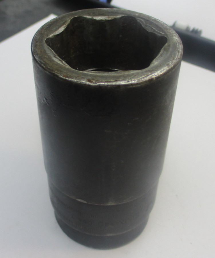 Snap on SIMM340 1/2″ Drive 6 Point Metric 34mm Deep impact Socket USA
