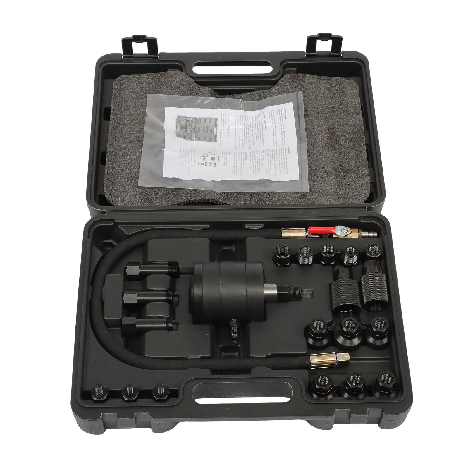 Labwork 21PCS Removal Tool Sets Diesel Fuel Pneumatic Puller Set for Injectors