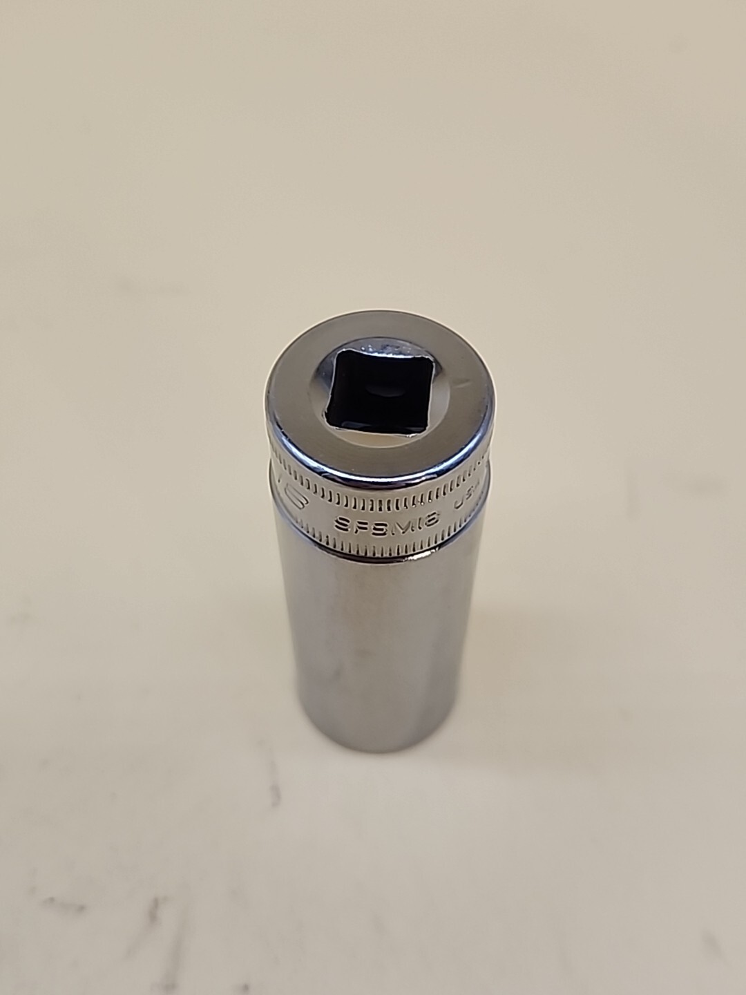 Snap-On Tools SFSM18 Metric 18mm Deep Cr Socket 3/8″Dr 6pt 2.75″L USA