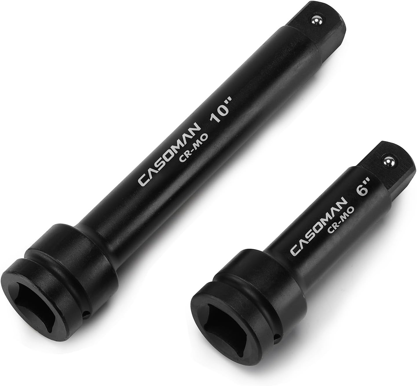 Impact Extension Bars 1-Inch Drive, 6 & 10 inches, CR-MO Steel, Heavy Duty