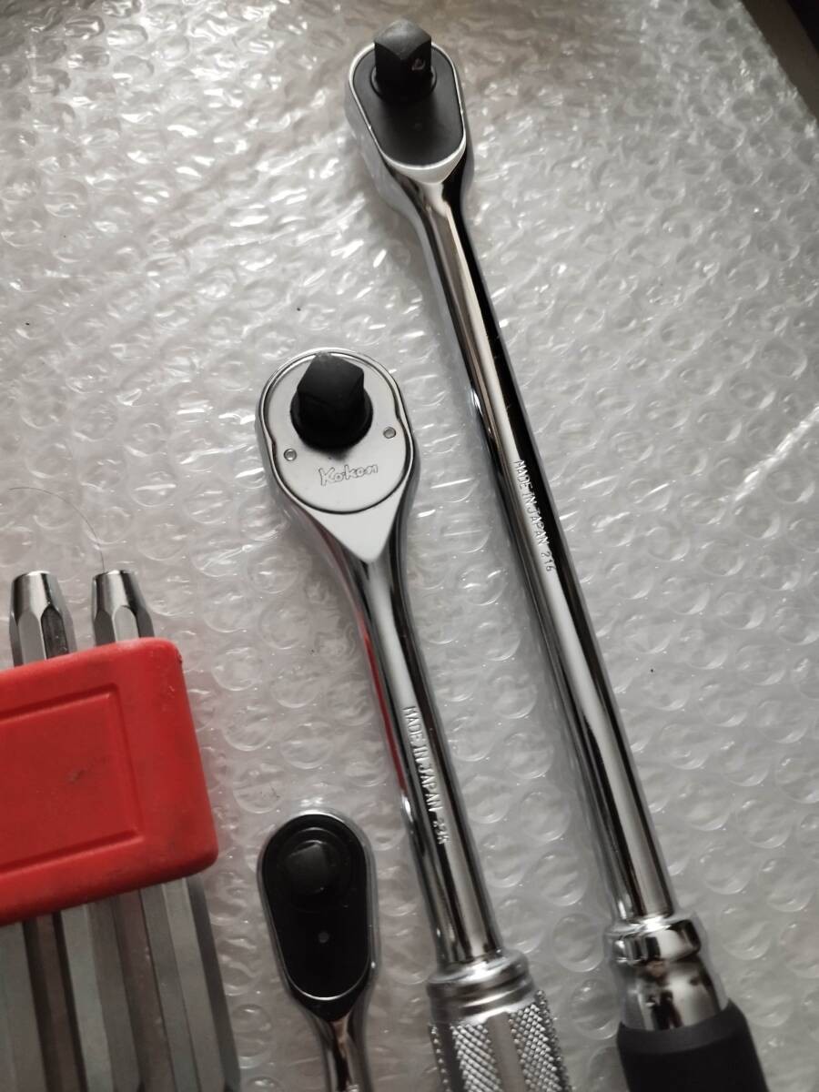 Ratchet handle combination player pliers pin punch tool set KOKEN KTC PBswiss