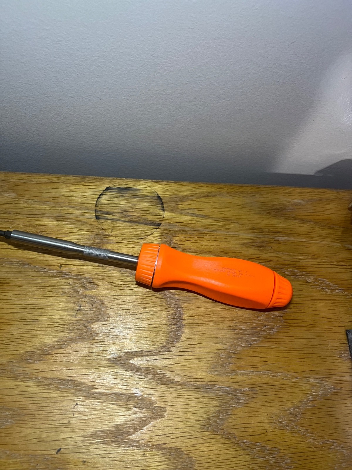 Snap-on Tools USA NEW ORANGE Hard Handle Ratcheting Screwdriver w/Bits SSDMR4B