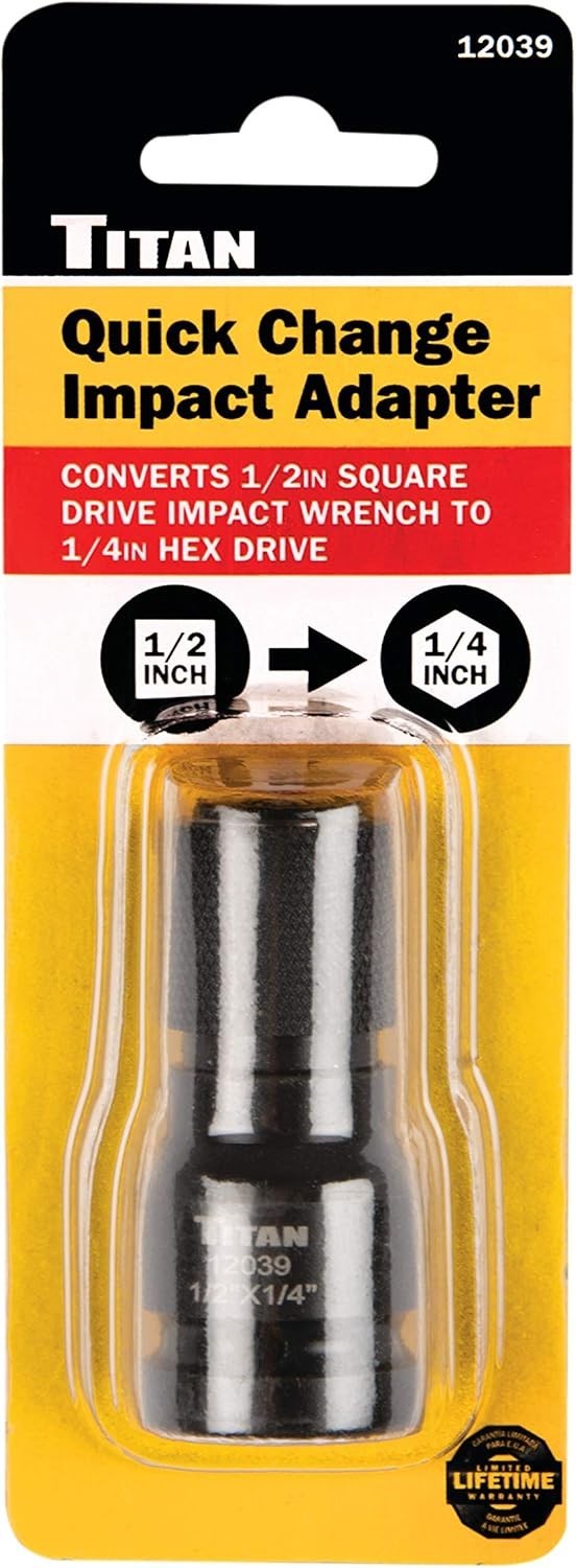 Efficient 1/2″ Drive to 1/4″ Hex Quick Change Adapter – Impact Grade Quality