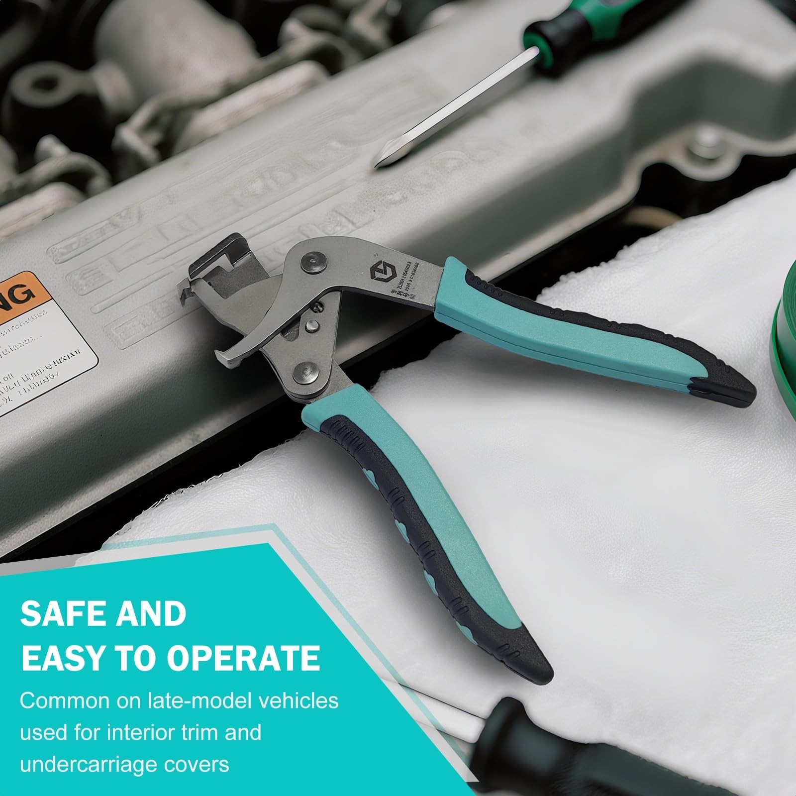 Car Clip Removal Pliers HeavyDuty Alloy Steel 1 pc for Auto Interior Trim
