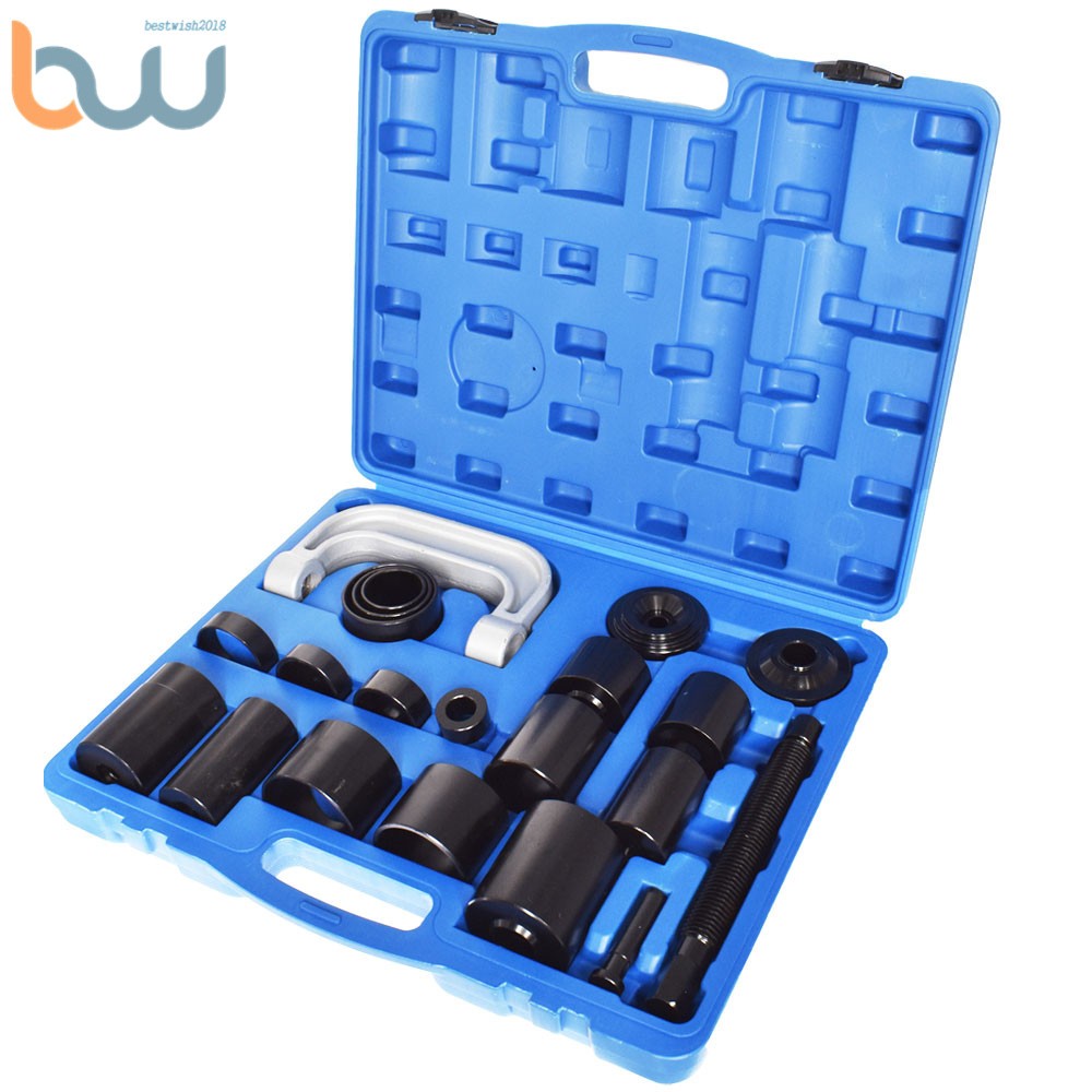 21PCS Ball Joint Press Kit Master Adapter Set for Removal & Install on 2/4WD Car