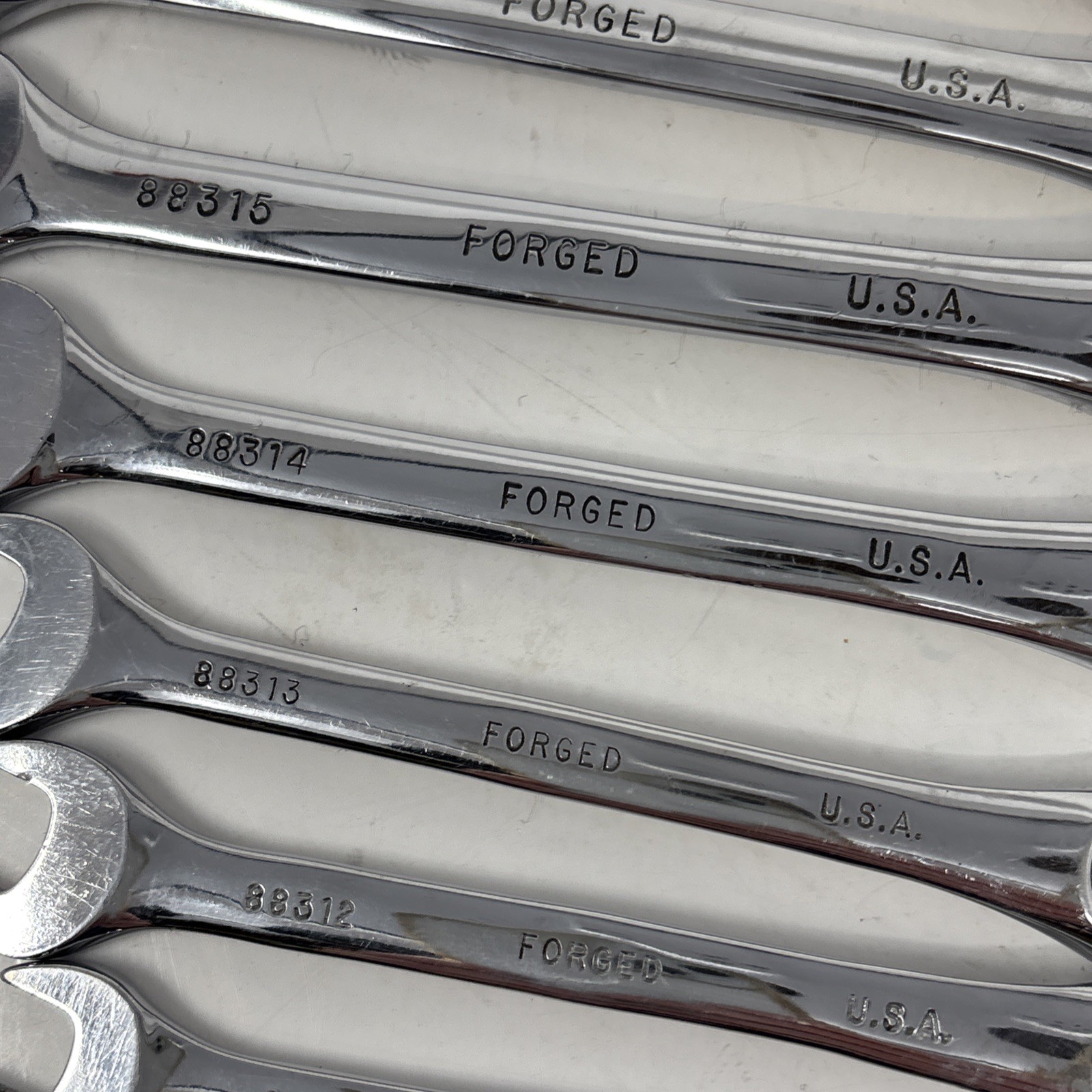 SK S-K Tools 14 Pcs Metric Combo Wrench Set SuperKrome Polished 7MM to 22MM READ