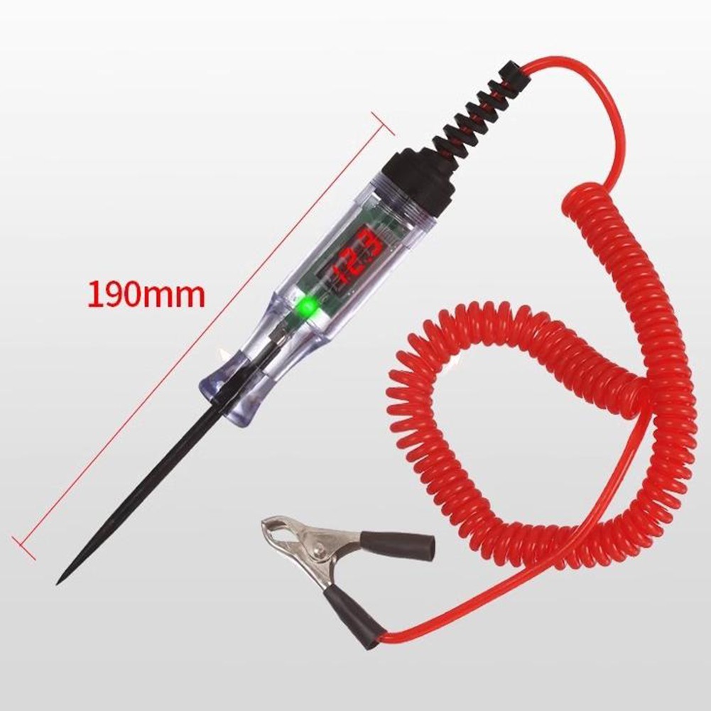 Compact Voltage Tester for Cars User Friendly Tool for Electrical Inspections