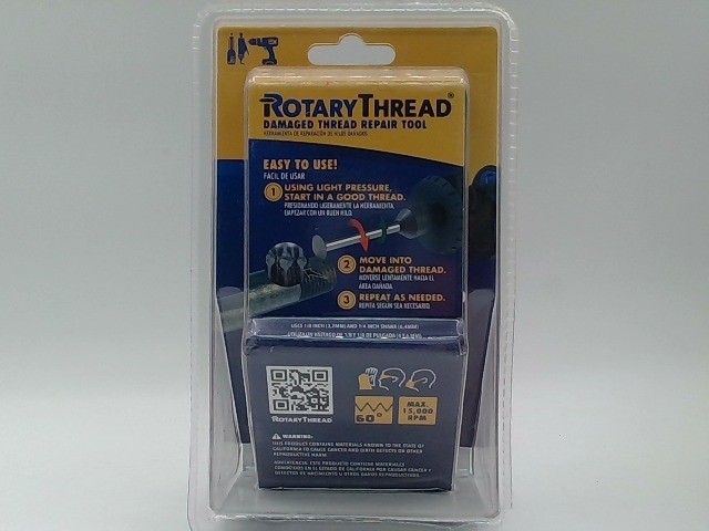 ROTARY THREAD Damaged Thread Repair Tool – Chase, Restore, Repair, And Clean