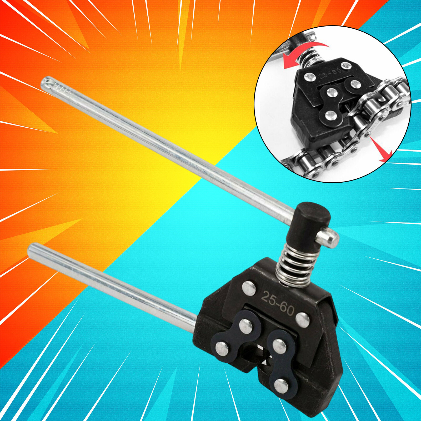 For Chain Size 25, 35, 40, 41, 50, 60 ,420, 415,415H Roller Chain Breaker Cutter