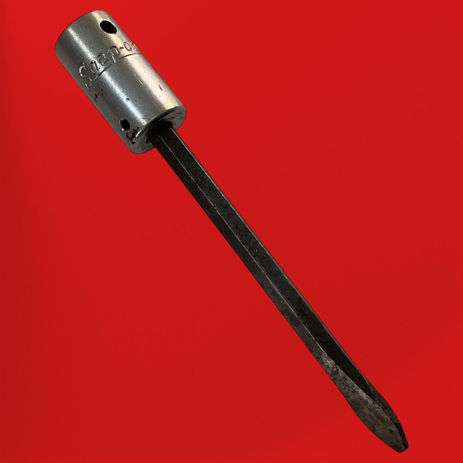 Snap-on TMC104A Flat Tip Bit Socket 1/4″ Drive Mechanic Tool Sold As Pictured US