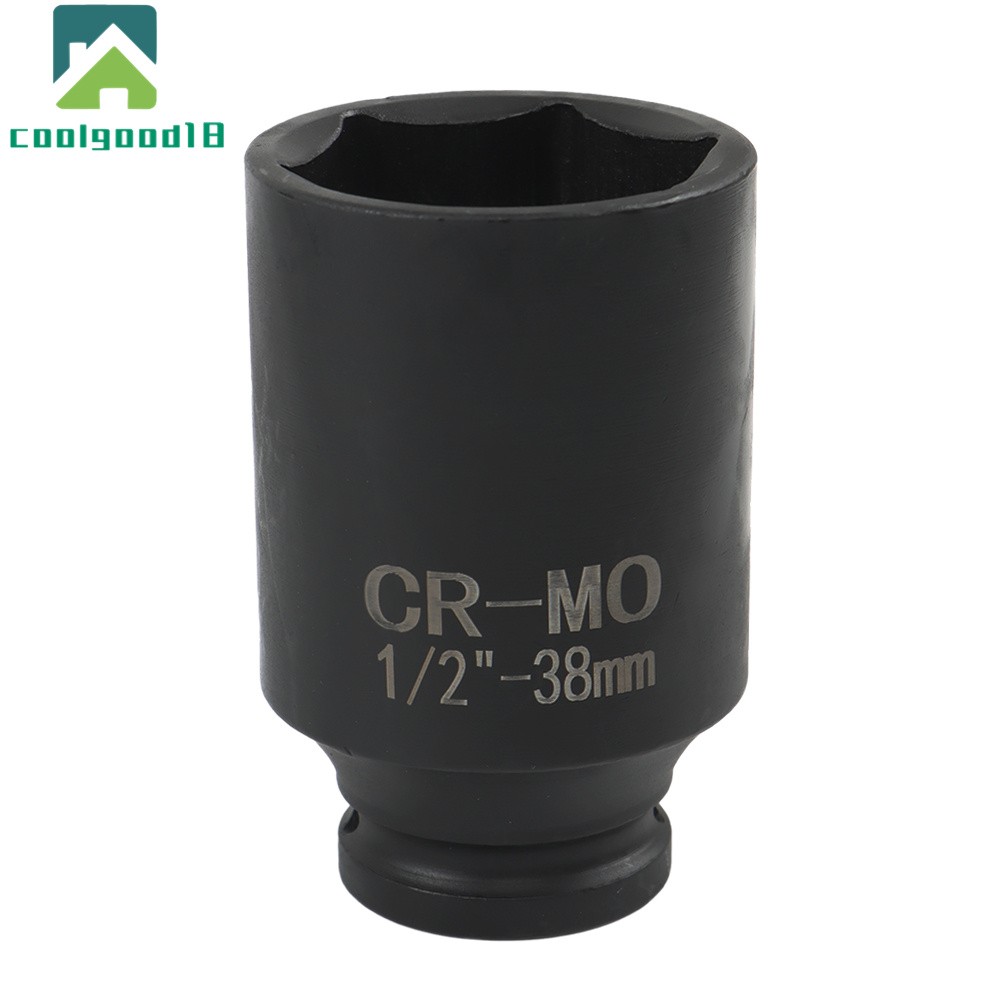 9Pcs 1/2″ Drive Metric Axle Hub Nut Socket Deep Impact Socket Tool Kit 29-38mm