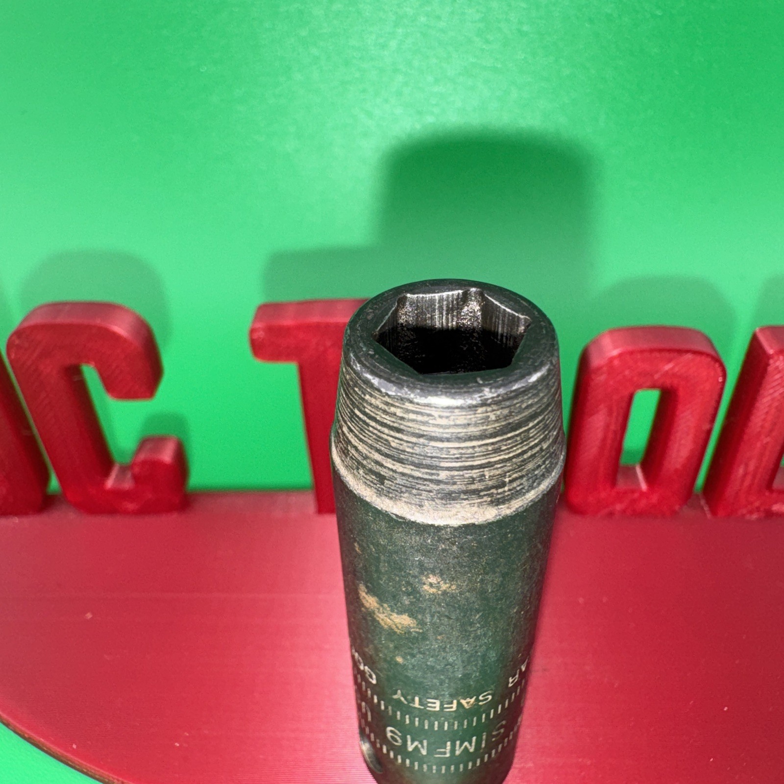 Snap On SIMFM9 3/8″ Drive 6-Point Metric 9mm Deep Impact Socket 1