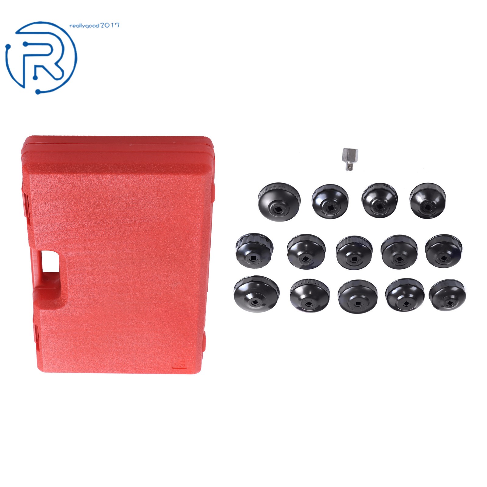 Oil Filter Sleeve Set Cup Sleeve Tool Set Oil Filter Cap Wrench 14Pcs 3/8″