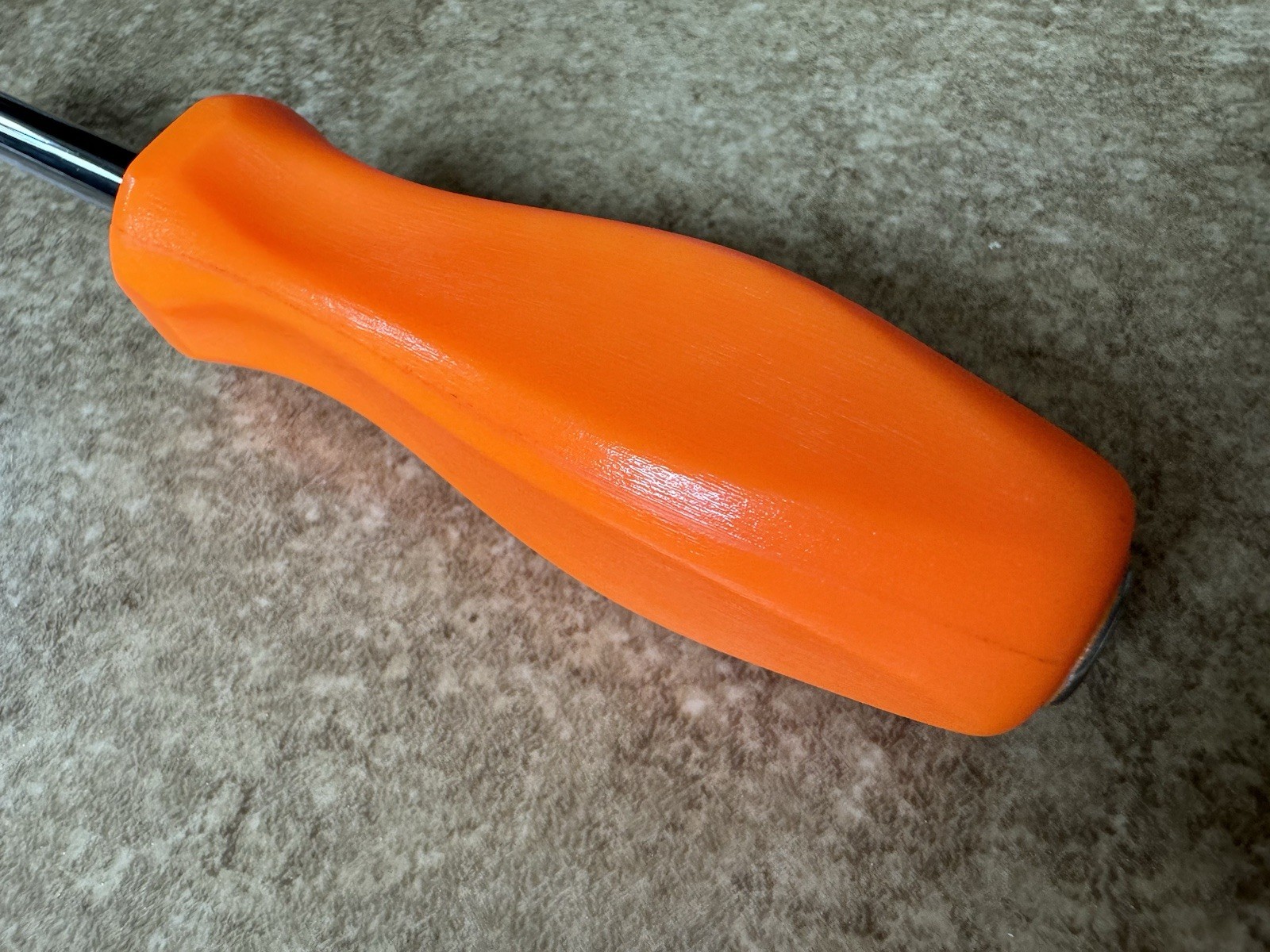 🟠 NEW Snap-On ORANGE Hard Handle 1/4″ MALE / FEMALE Socket Driver TM4CSAO U.S.A