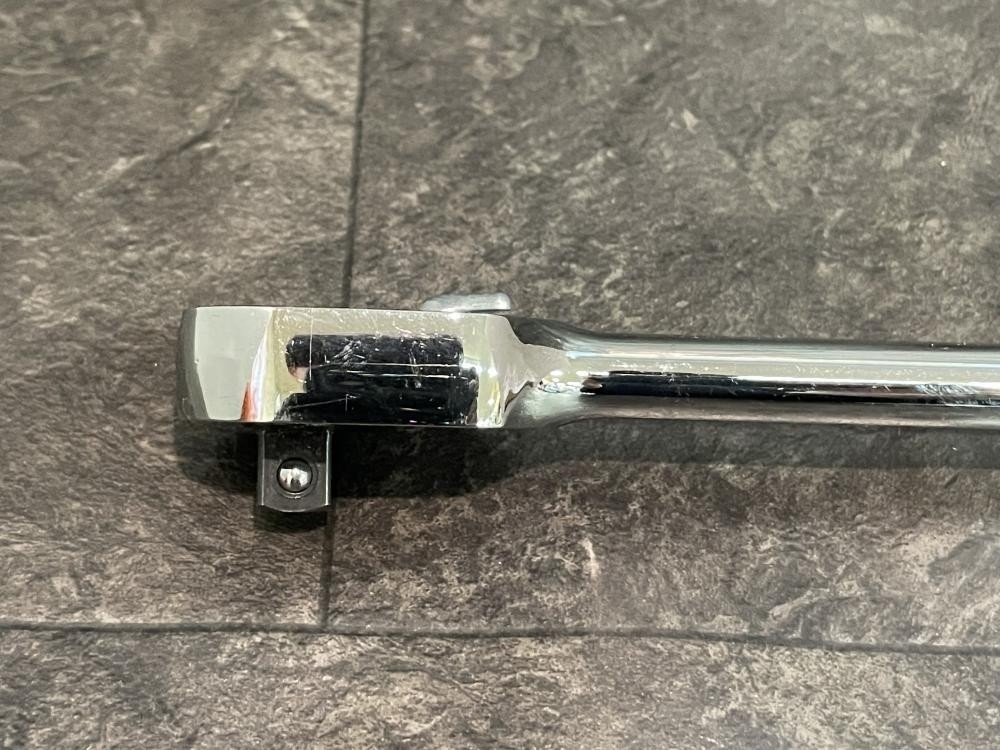 Snap-on FHL80 3/8″ Drive RED Soft Grip LONG Fixed Head Ratchet