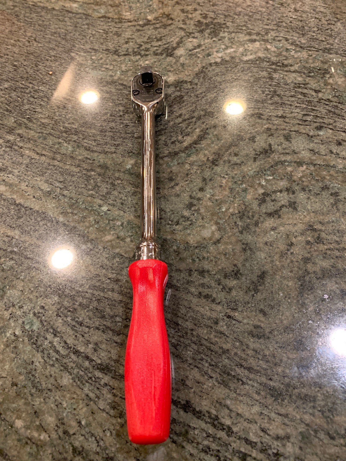 Snap On fhld80 3/8 drive red long hard handle ratchet