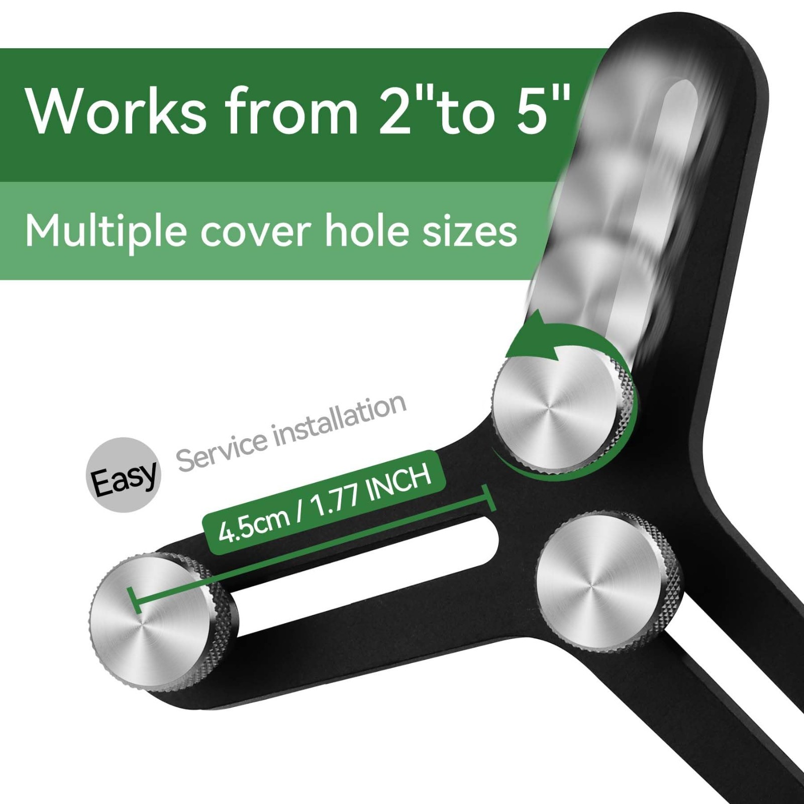 Universal Piston Ring Squaring Tool for 2″-5″ Bores + 32 Blades Feeler Gauge