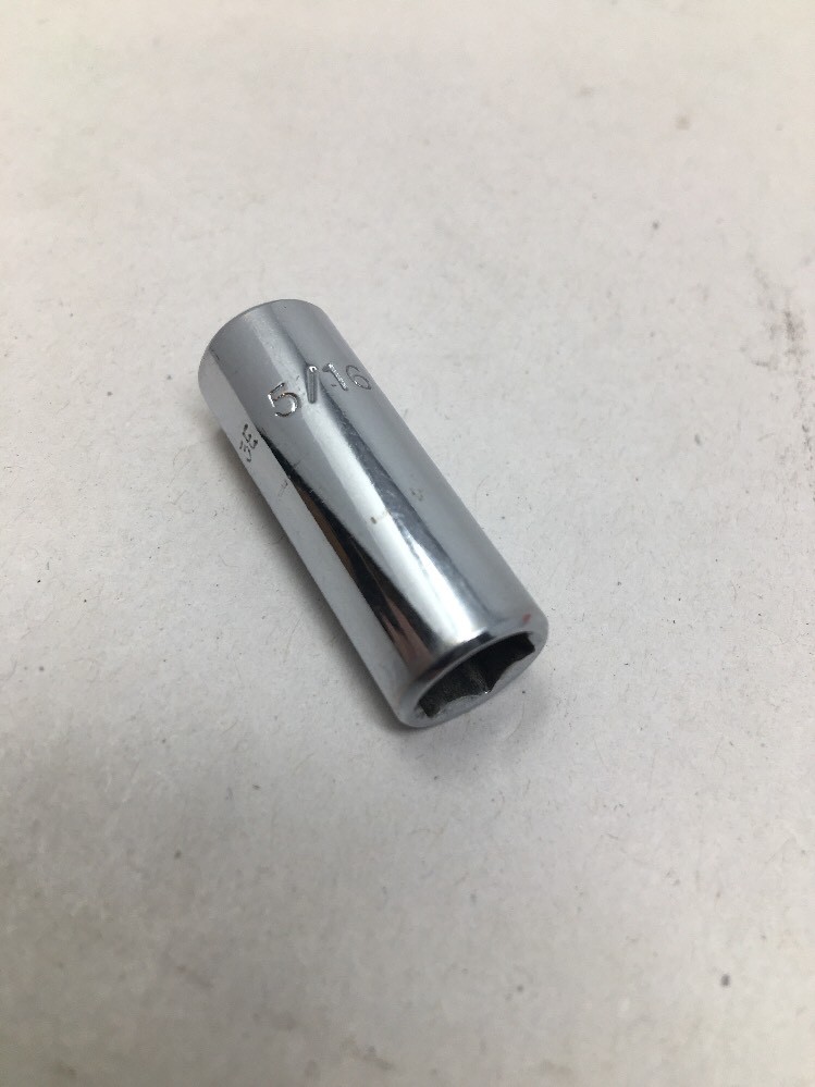 MAC Tools Chrome Intermediate 5/16″ Socket, 6 Point, 1/4″ Drive, M1062