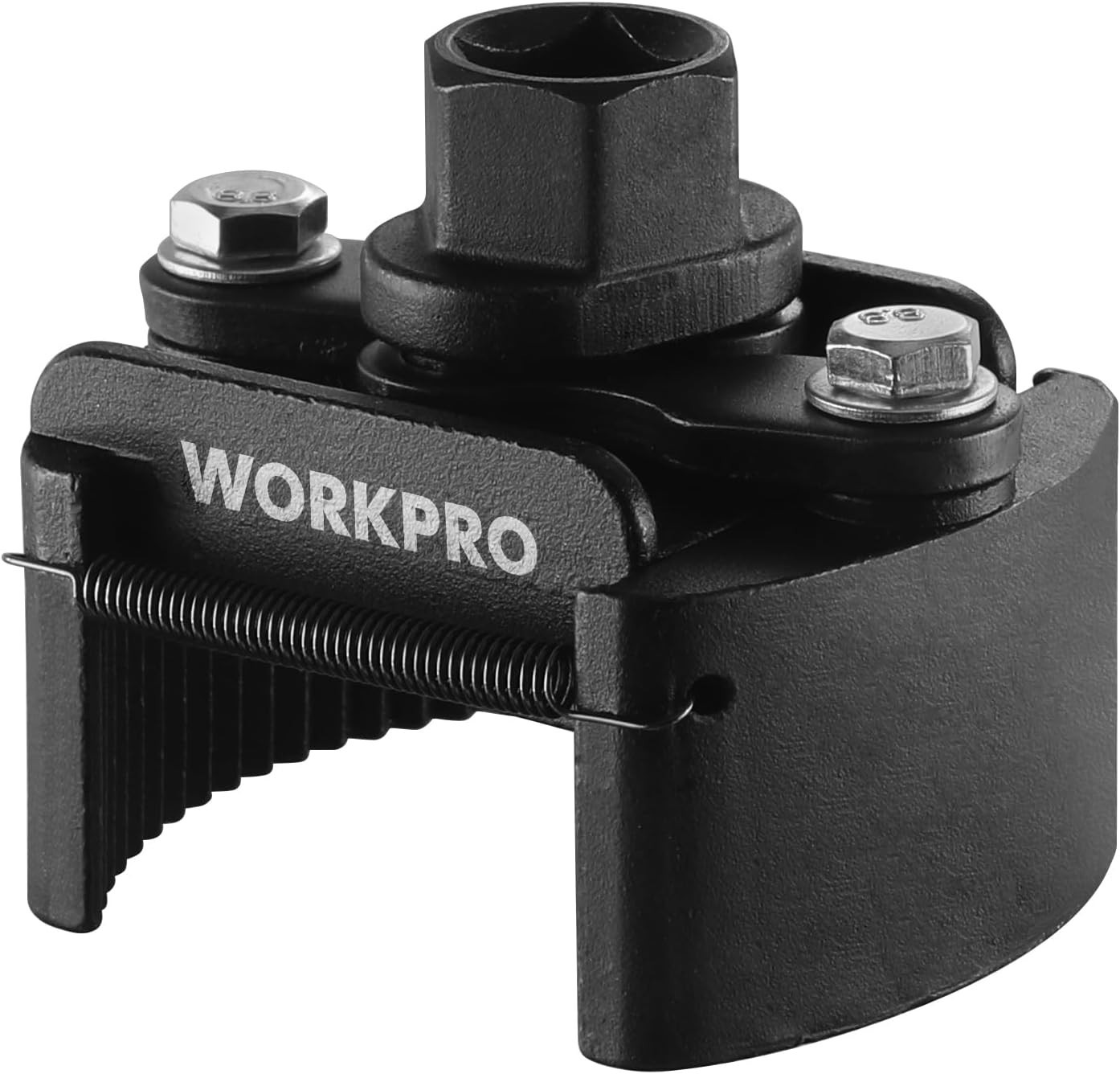 Universal Oil Filter Wrench 2-3/8 to 3-1/8″ Adjustable with Auto-Clamp Spring…