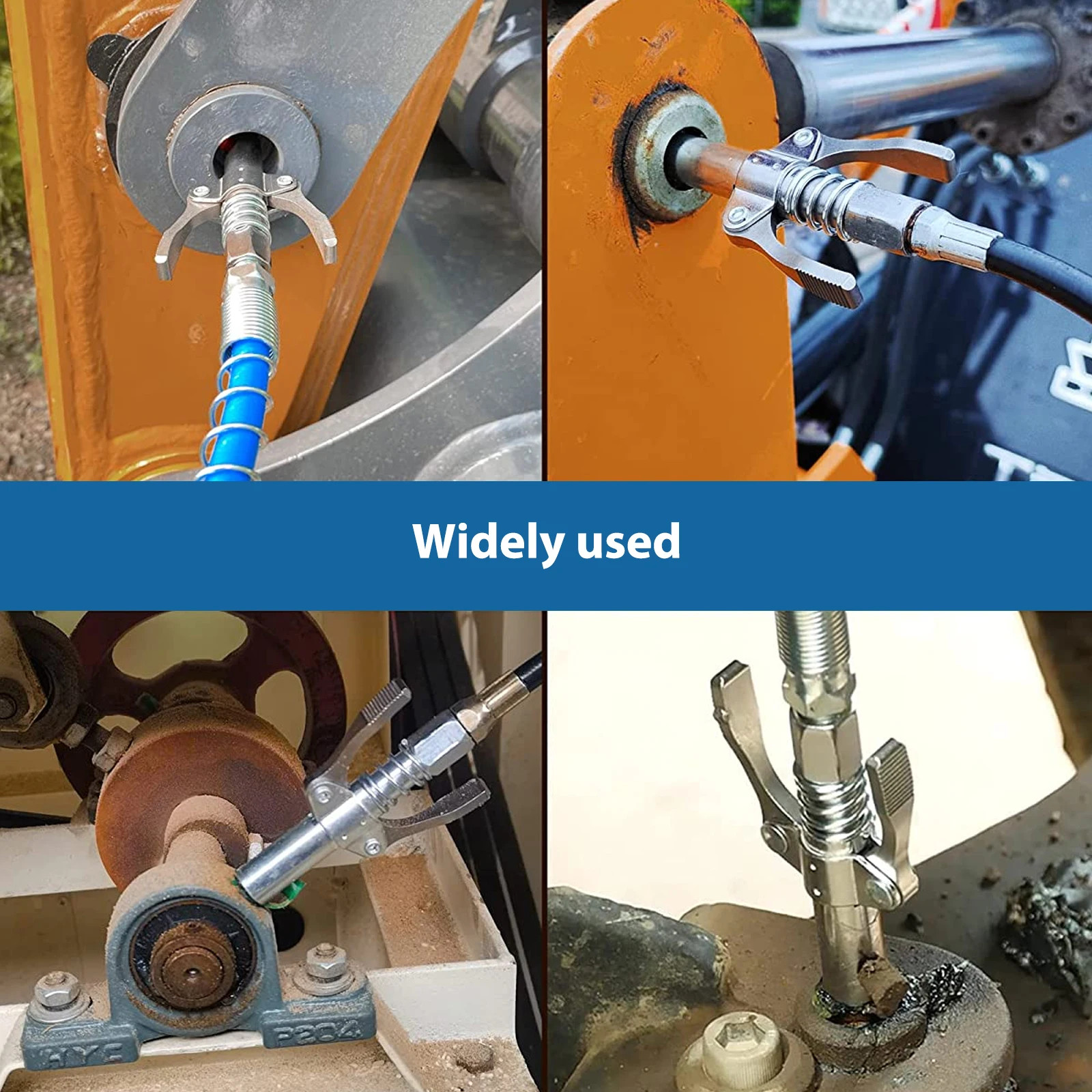 Grease Coupler 10000 PSI Quick Release Tip Tool for Oil Pump