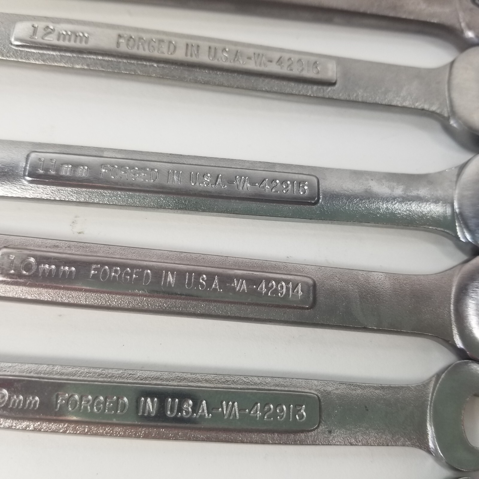 Craftsman 11x Metric Combination Wrench Set 6 8 9 10 11 12 13 14 16 17 18 VA USA