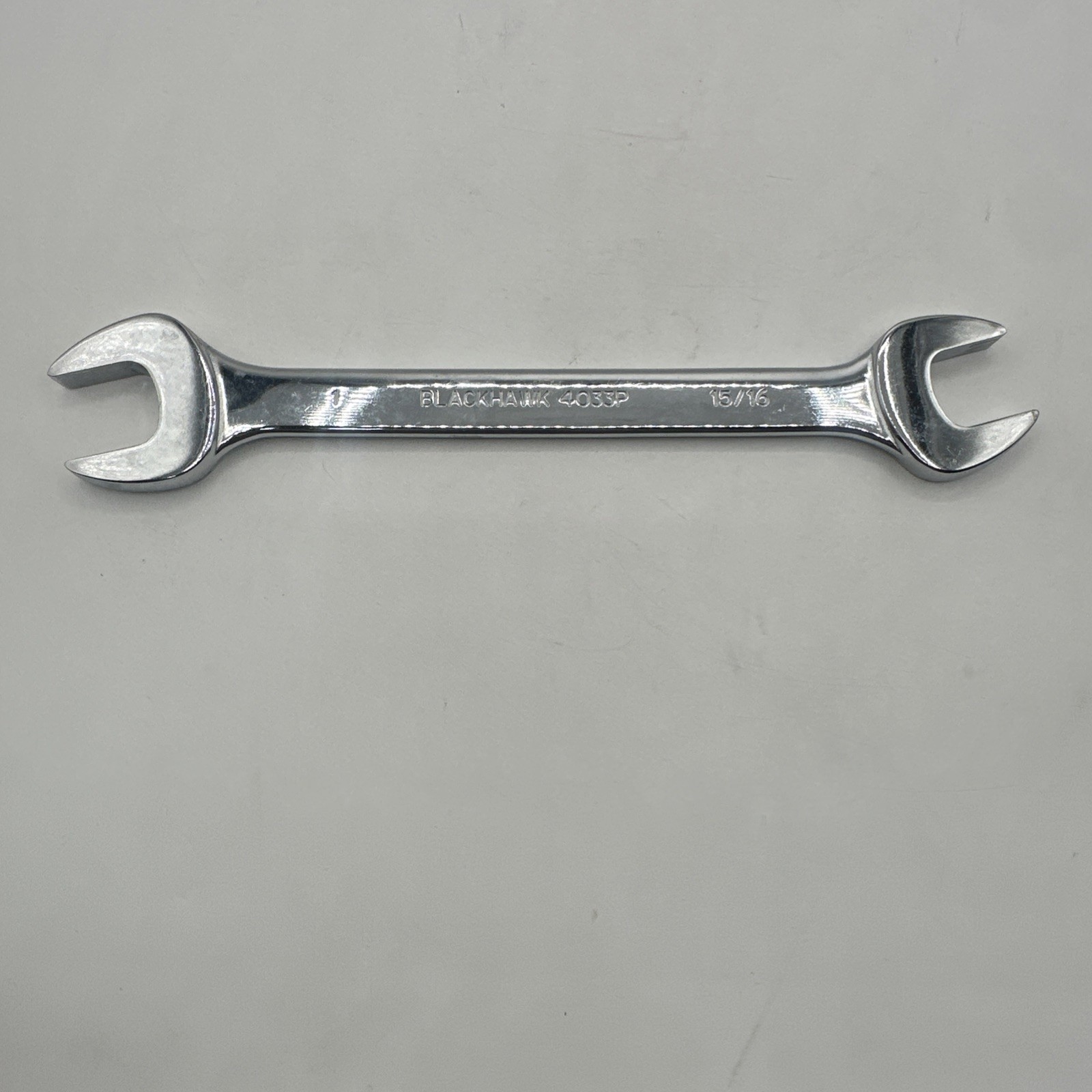 BLACKHAWK 4033P 15/16 «x 1» Double Open Ended Wrench Made in USA Polished