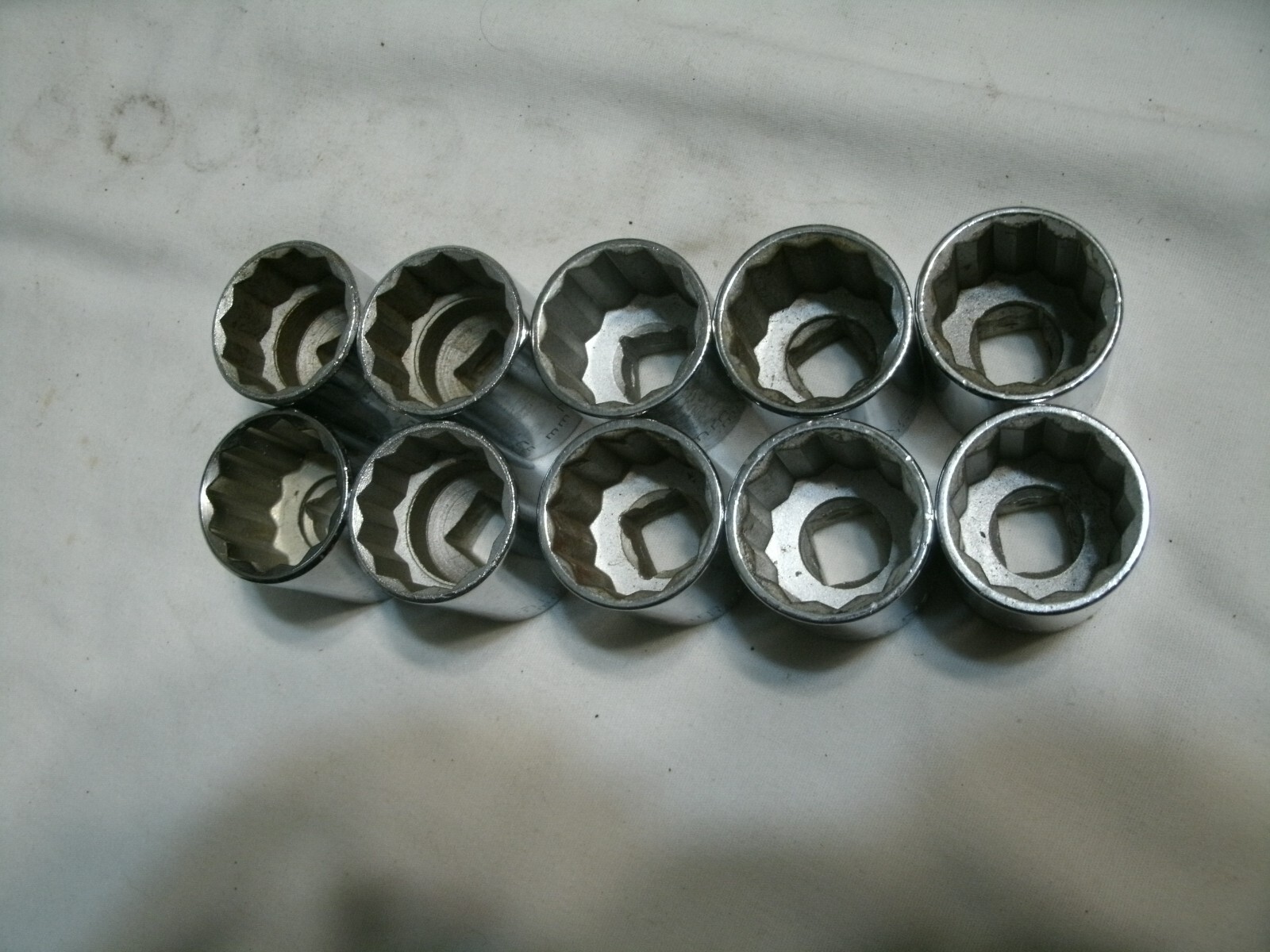 napa tool 26MM nt1226m 1/2″ dr 12 point set of 10 USA