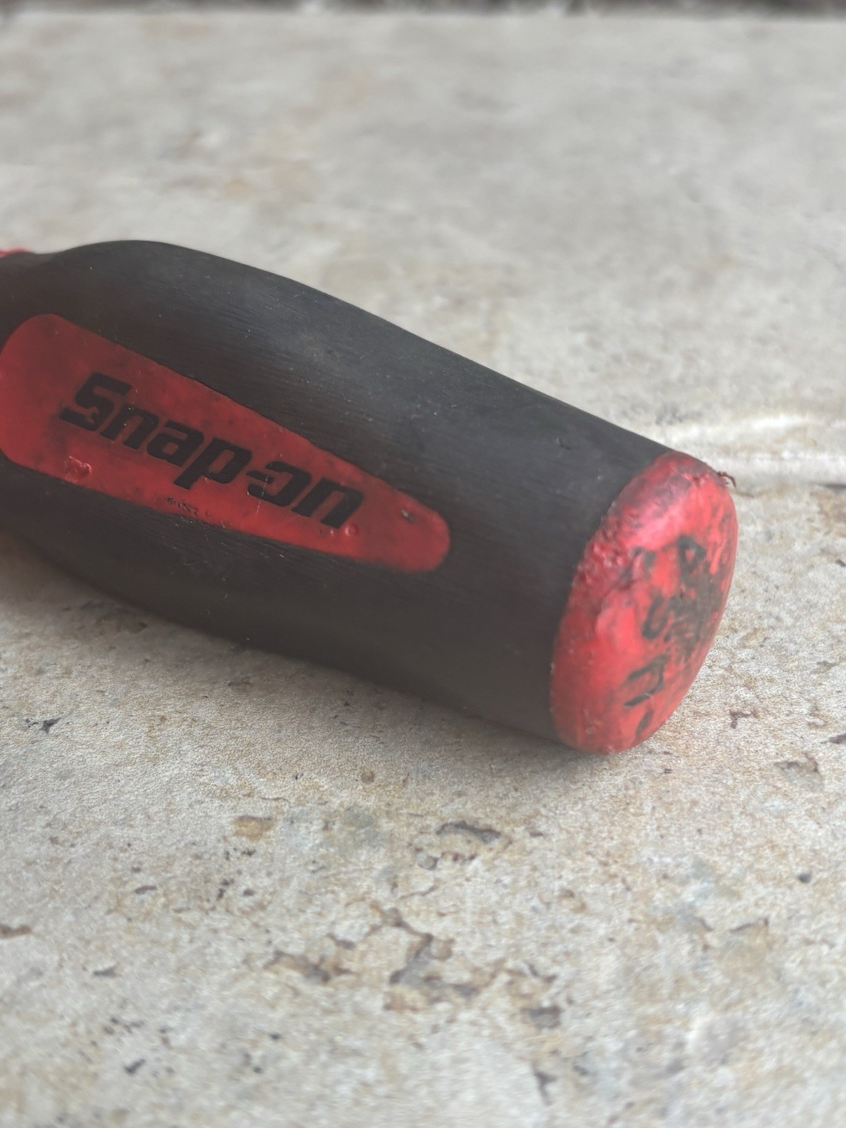 Snap-on SGD4B 1/4″⭐️Red/Black Soft Grip Flat/Slotted Screwdriver USA⭐️D542620⭐️