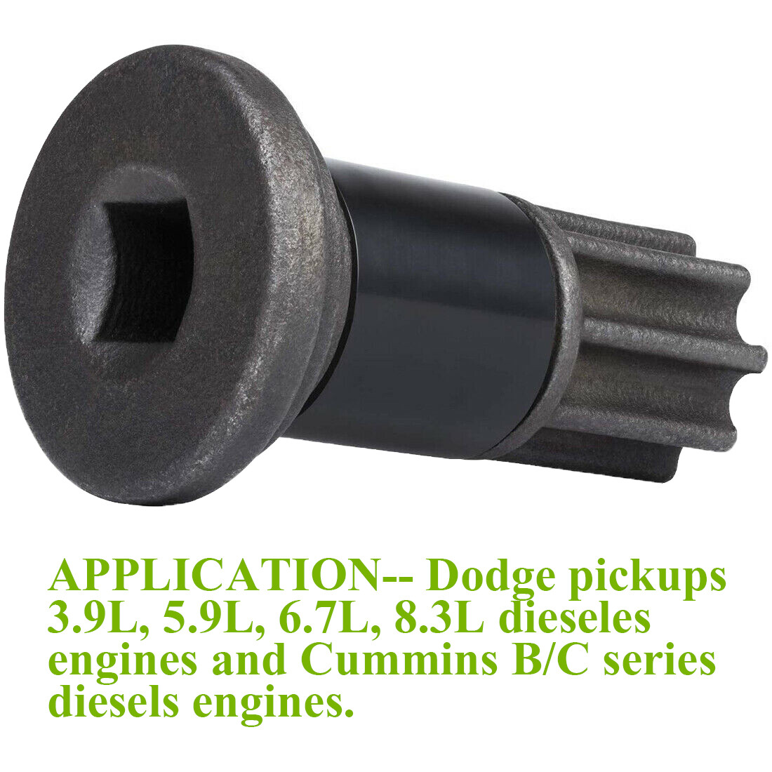Engine Barring/Rotating Tool for Cummins B/C 3.9L 5.9L 6.7L for Dodge Pickups